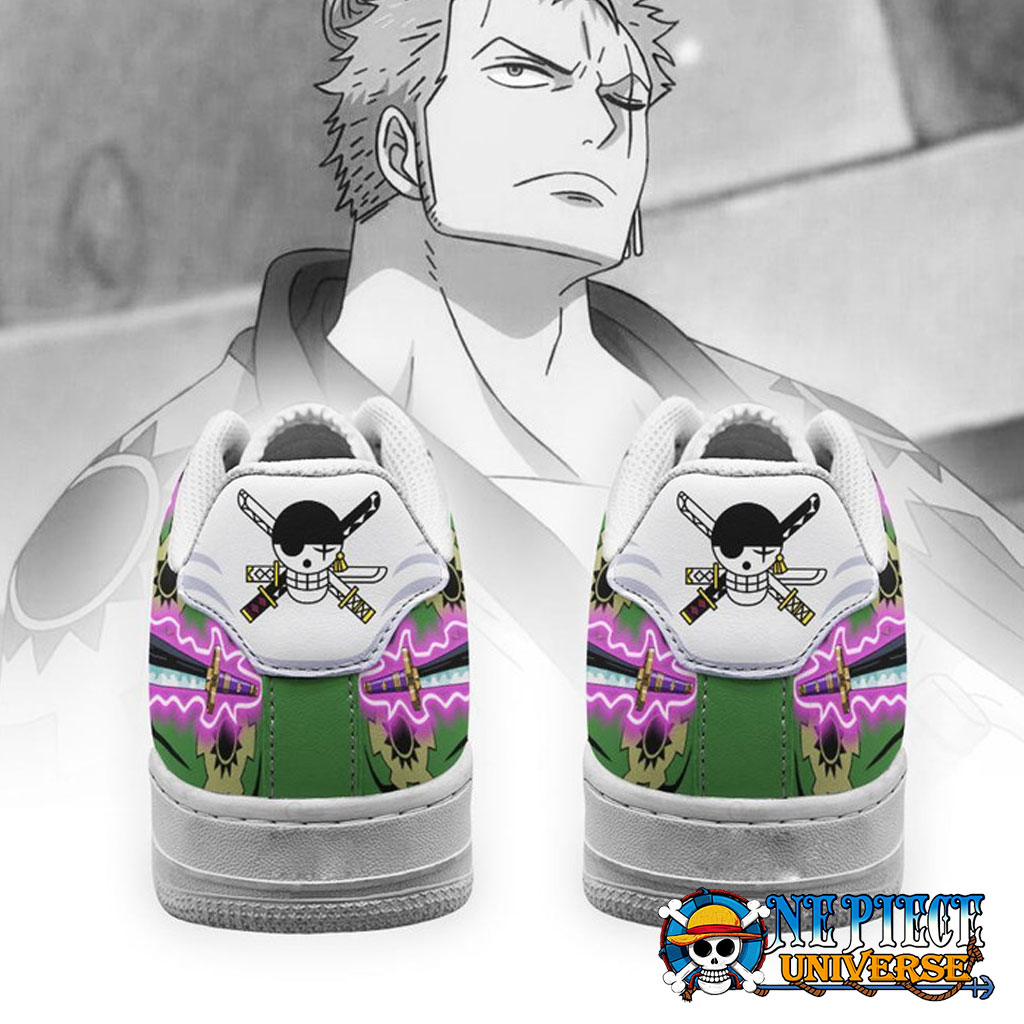 Wano Zoro Enma Blade Air Force Shoes - One Piece Universe Store